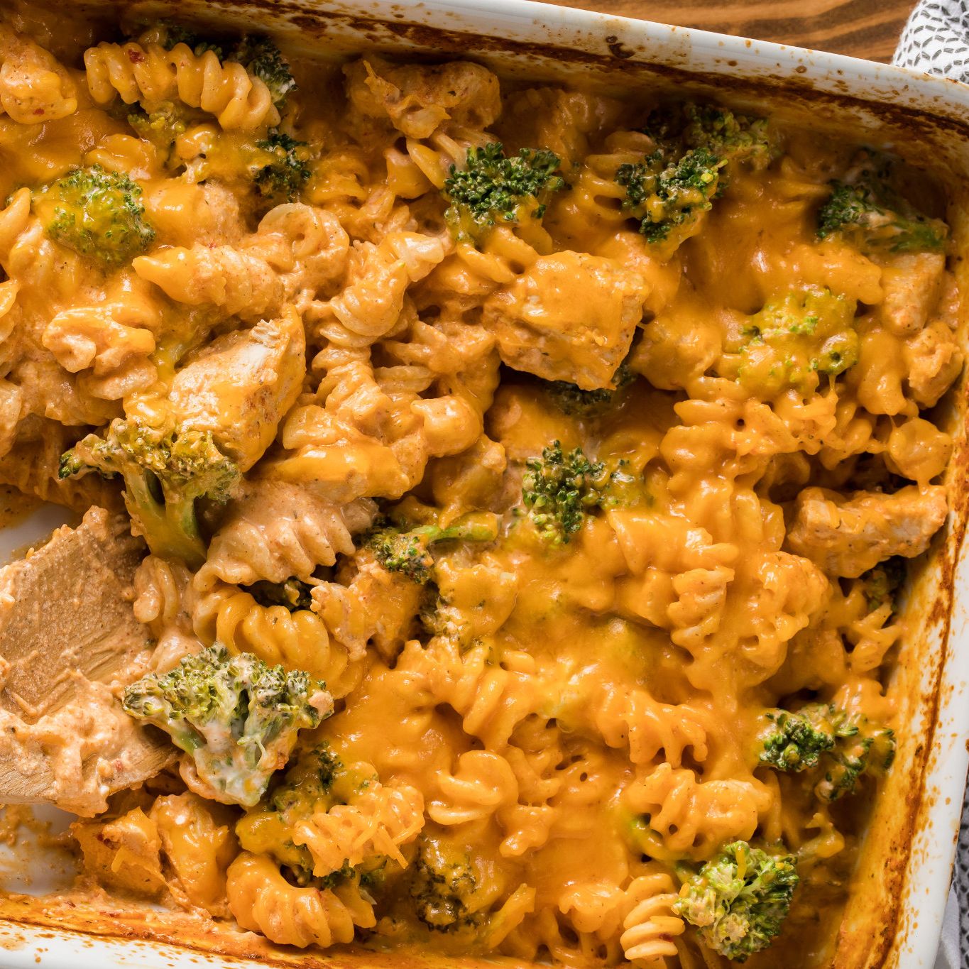 Creamy Chicken & Vegetable Pasta Bake | HelloFlavour.ca